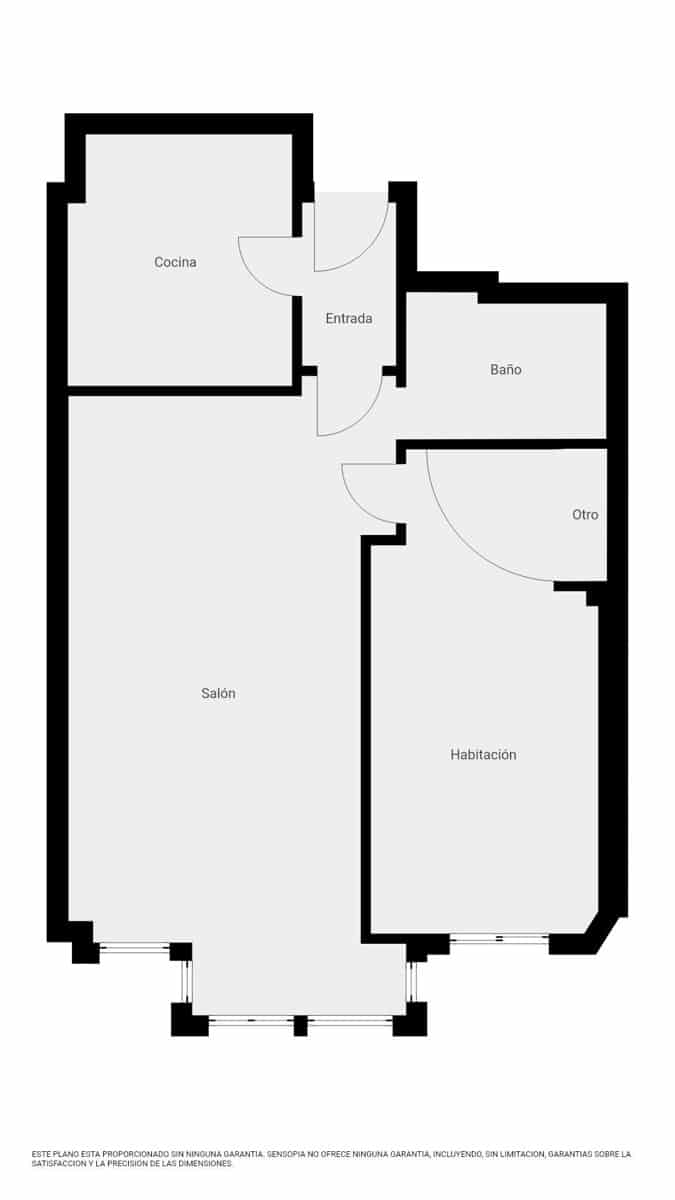 1 makuuhuone Huoneisto myytävänä paikassa Valencia kaupunki - 350 000 € (Ref: 10067897)