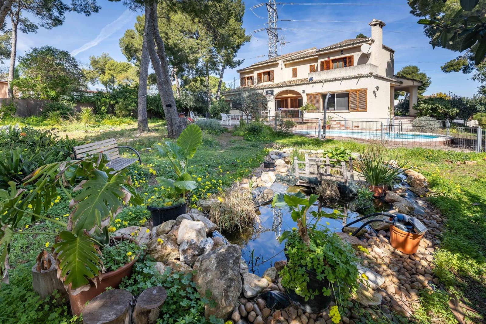 6 sypialnia Willa na sprzedaż w Torrent z basenem garażem - 615 000 € (Ref: 10089651)
