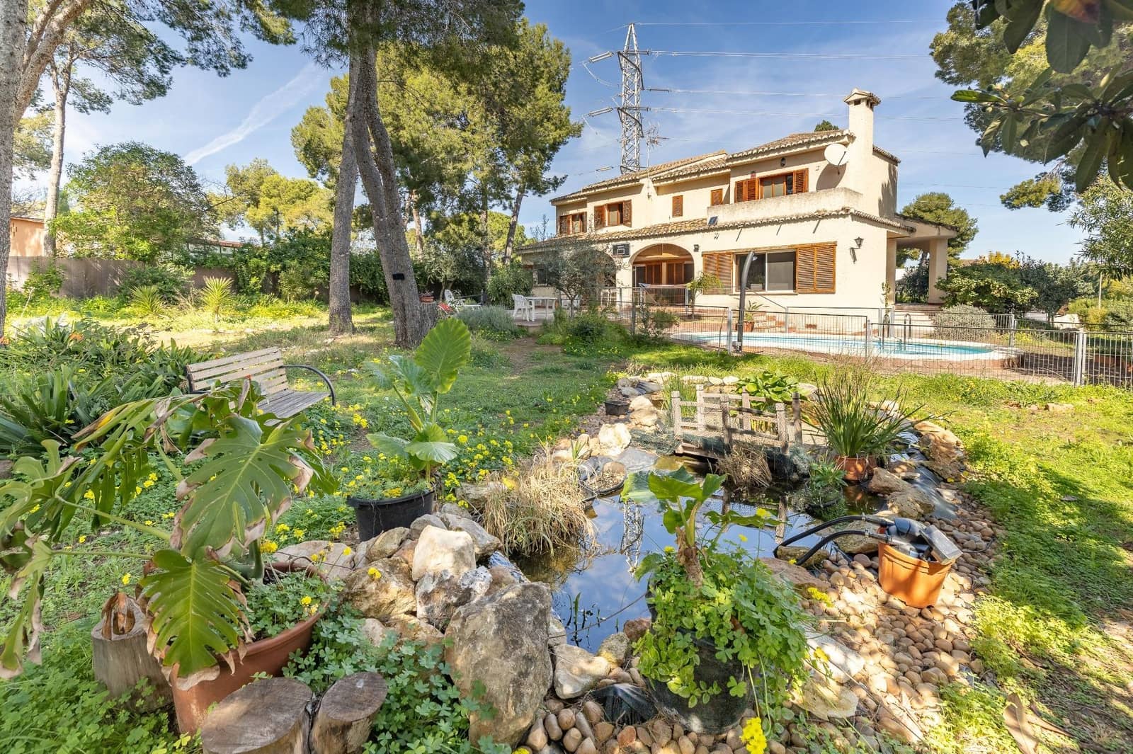 6 sypialnia Willa na sprzedaż w Torrent z basenem garażem - 615 000 € (Ref: 10089651)