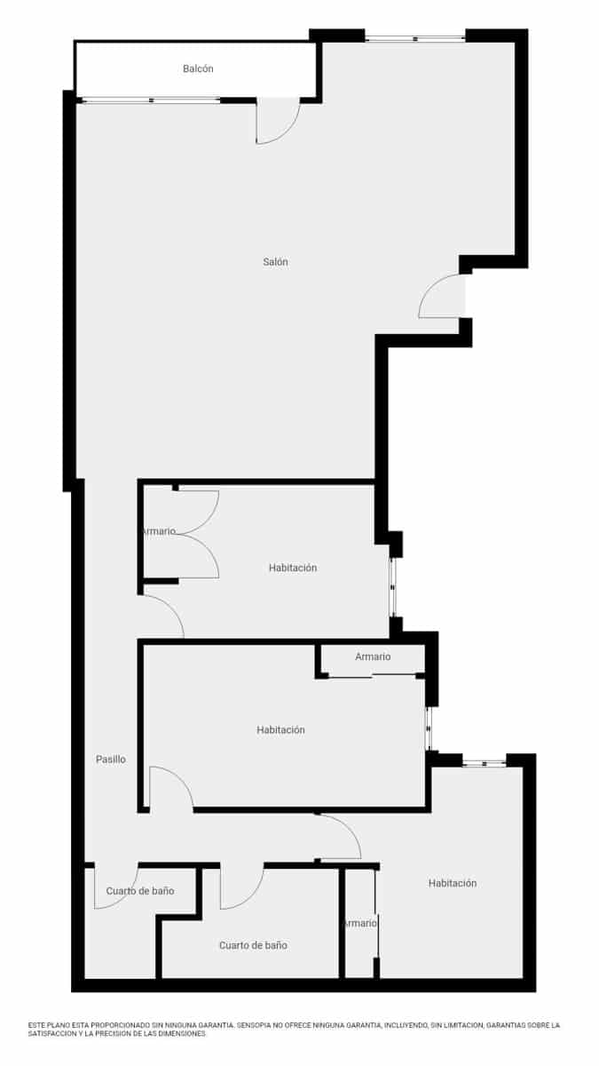 3 makuuhuone Asunto vuokrattavana paikassa Valencia kaupunki - 2 400 € (Ref: 9285135)