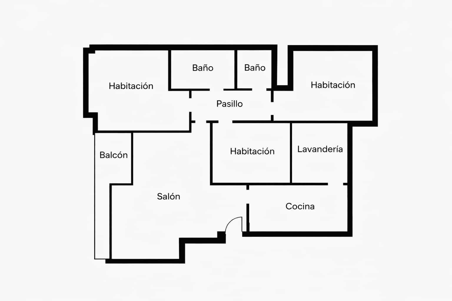 3 Zimmer Apartment zu vermieten in Gandia mit Pool - 900 € (Ref: 9637854)