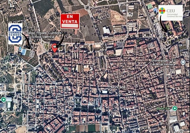 Tontti myytävänä paikassa Moncada - 1 100 000 € (Ref: 9791290)