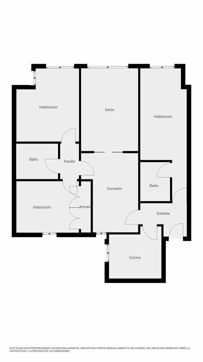 3 slaapkamer Flat te huur in Valencia stad - € 1.550 (Ref: 9804596)