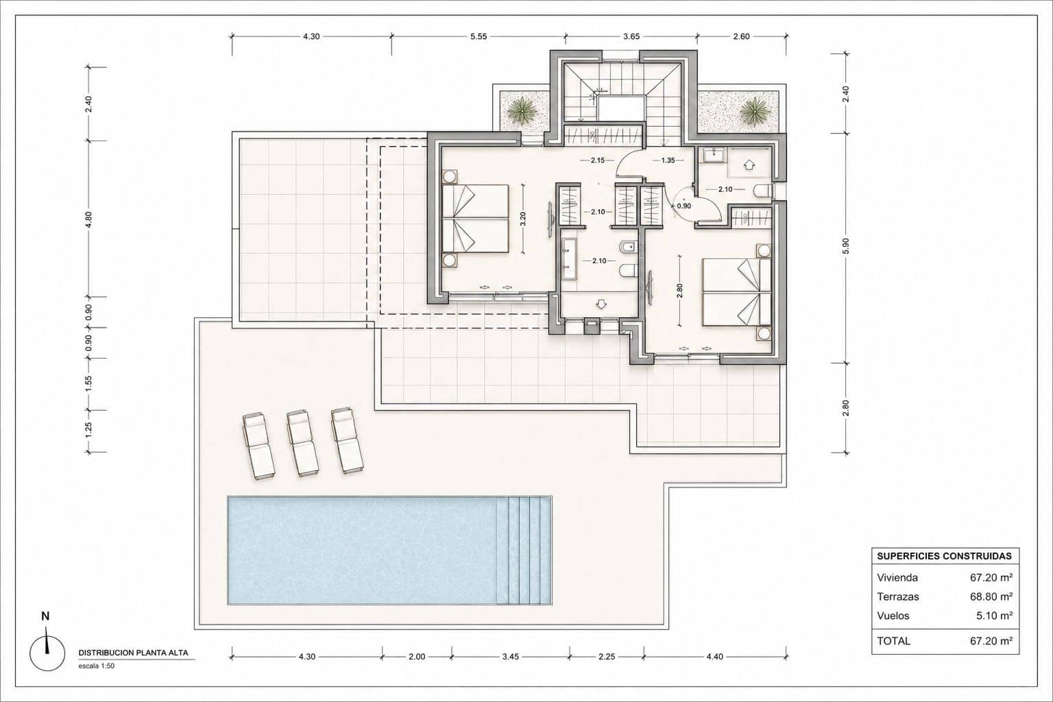 3 chambre Villa/Maison à vendre à Calpe / Calp avec piscine garage - 1 150 000 € (Ref: 10046207)