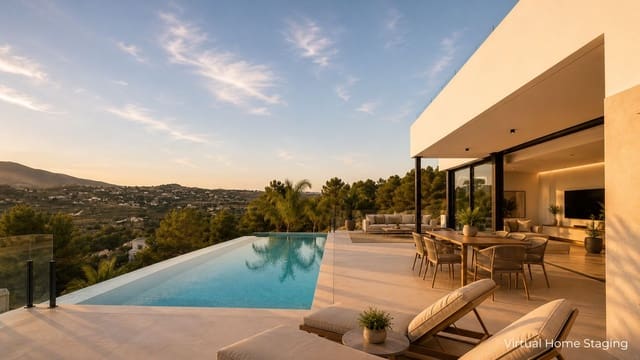 3 chambre Villa/Maison à vendre à Calpe / Calp avec piscine garage - 1 150 000 € (Ref: 10046207)