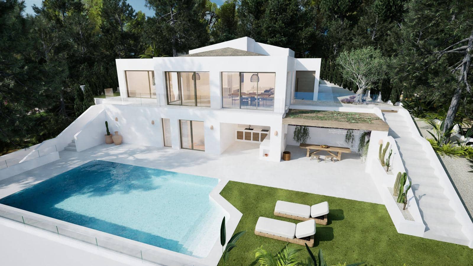 4 sovrum Villa till salu i Altea med pool garage - 2 100 000 € (Ref: 9629924)