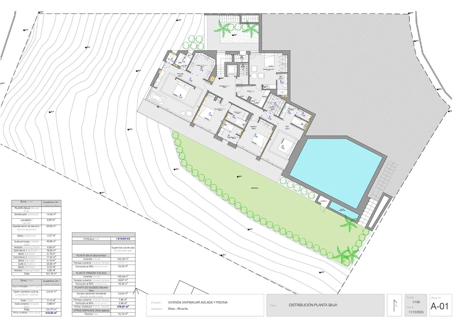 5 soverom Villa til salgs i Altea med svømmebasseng - € 4 200 000 (Ref: 9755617)