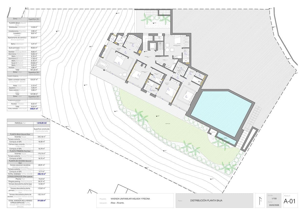 5 camera da letto Villa in vendita in Altea con piscina garage - 4.200.000 € (Rif: 9877483)