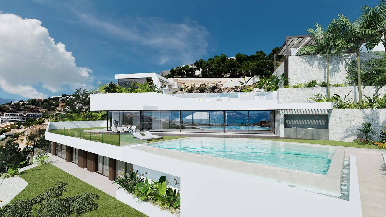5 camera da letto Villa in vendita in Altea con piscina garage - 4.200.000 € (Rif: 9877483)