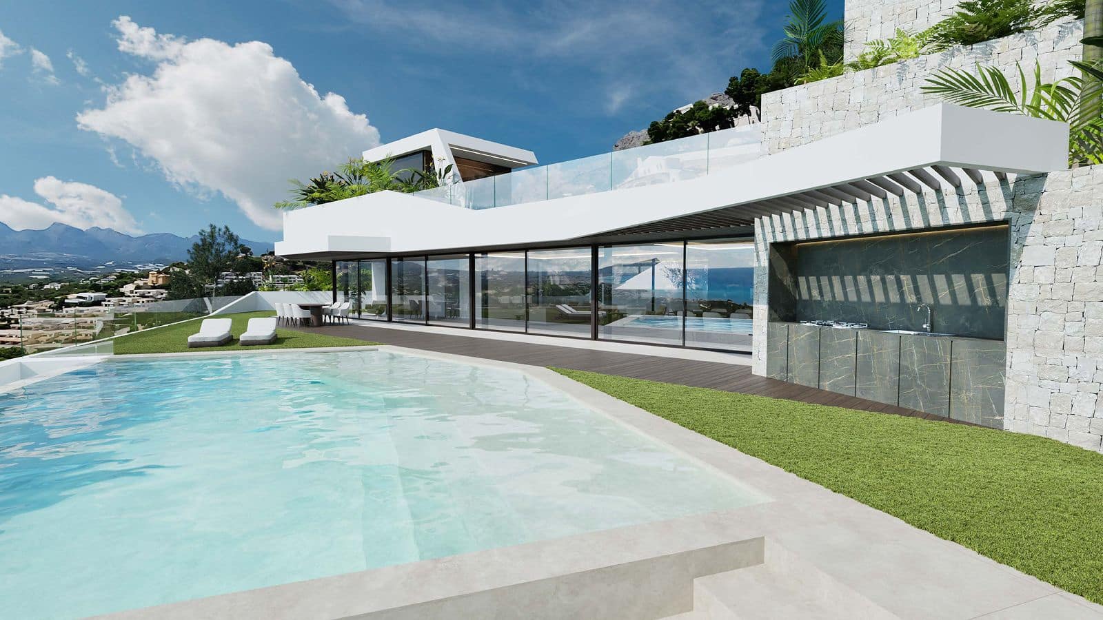 5 camera da letto Villa in vendita in Altea con piscina garage - 4.200.000 € (Rif: 9877483)
