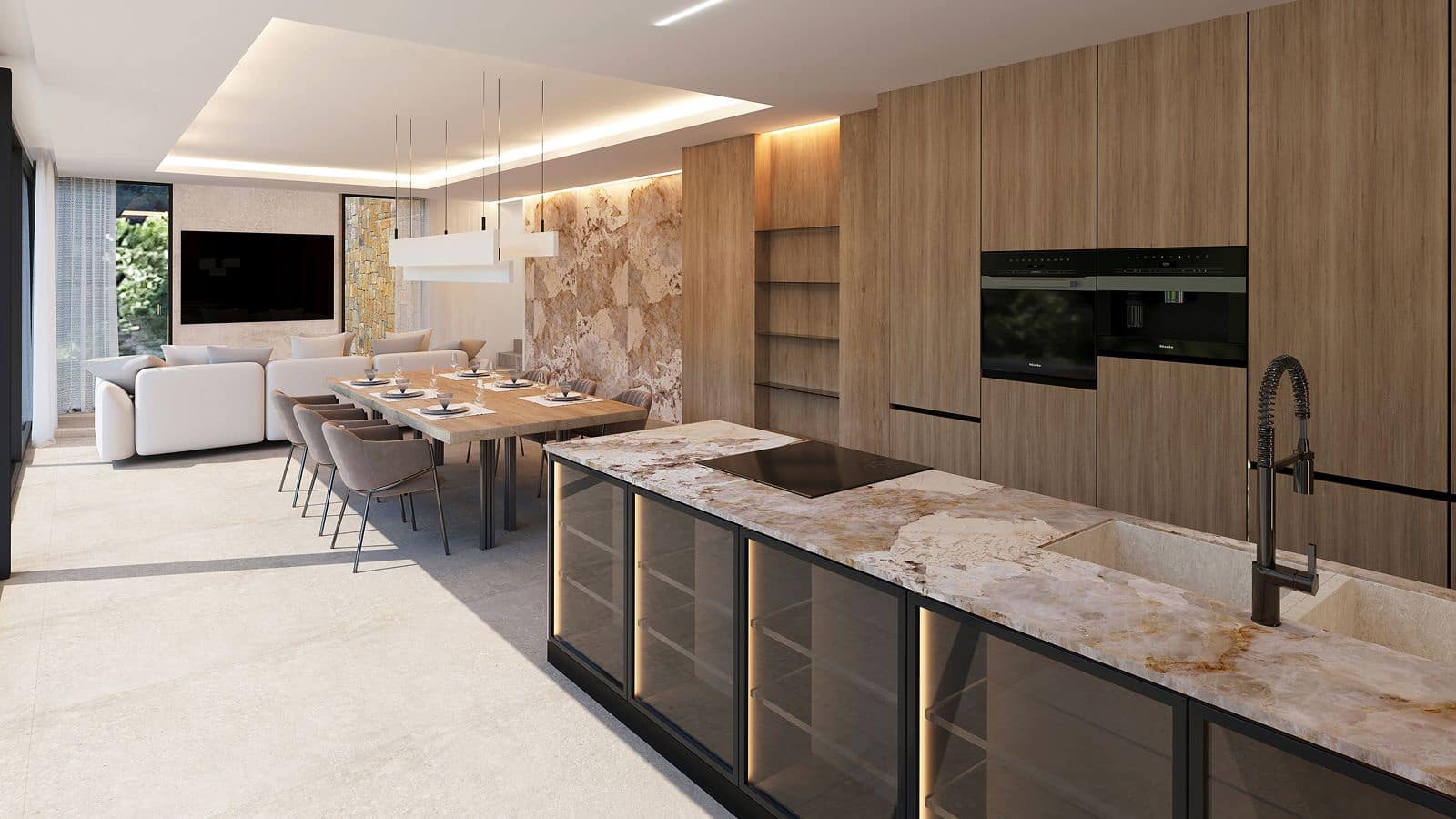 4 sypialnia Willa na sprzedaż w Altea la Vella z basenem garażem - 2 390 000 € (Ref: 9877484)