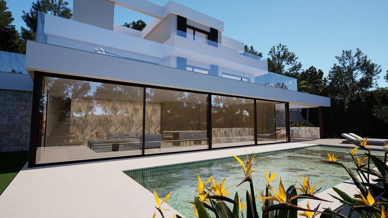 4 sypialnia Willa na sprzedaż w Altea la Vella z basenem garażem - 2 390 000 € (Ref: 9877484)