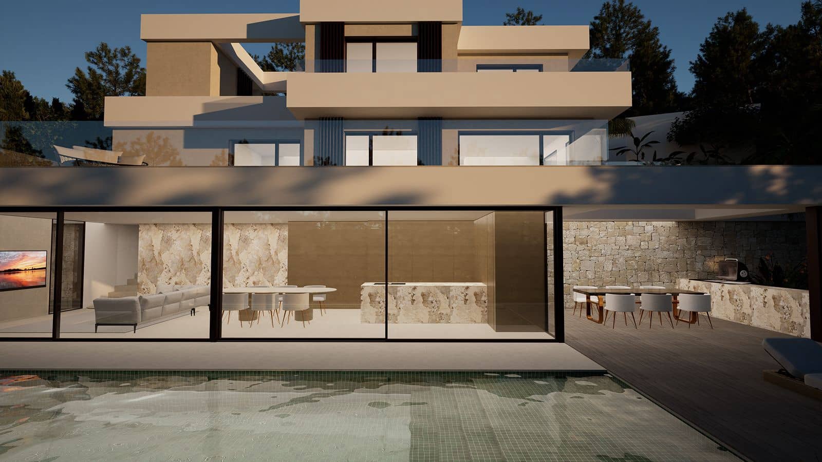 4 sypialnia Willa na sprzedaż w Altea la Vella z basenem garażem - 2 390 000 € (Ref: 9877484)