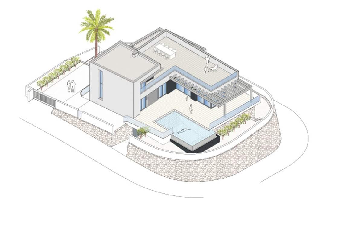 3 Zimmer Villa zu verkaufen in Moraira mit Pool Garage - 2.250.000 € (Ref: 10000944)