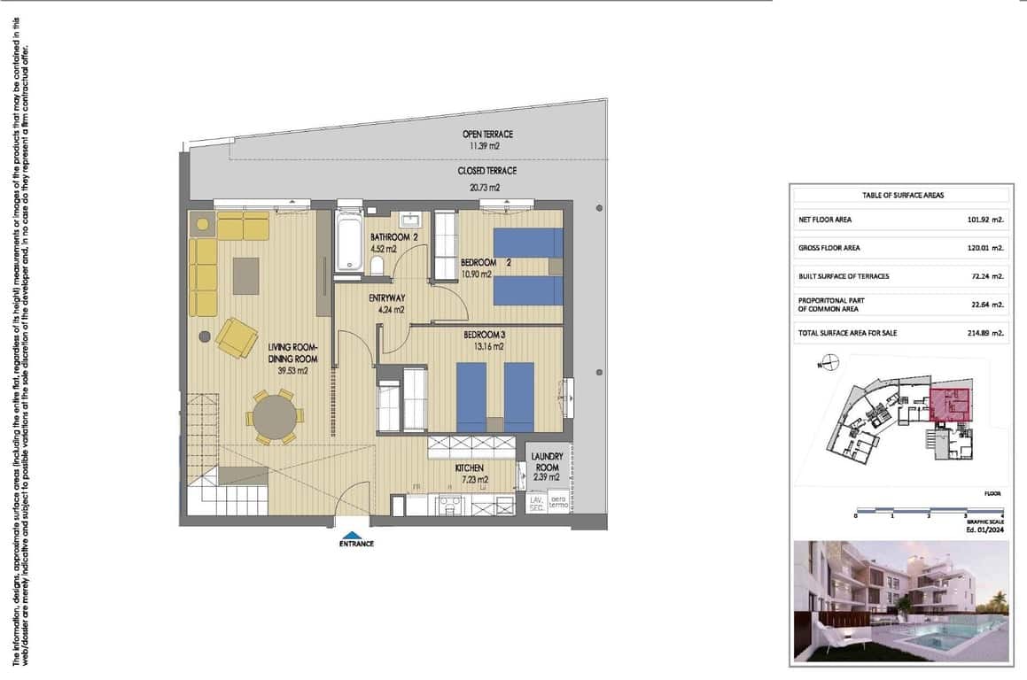 3 camera da letto Appartamento in vendita in Javea / Xabia con piscina - 618.000 € (Rif: 10016767)