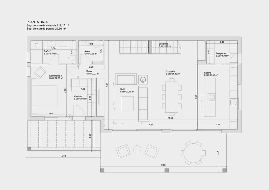 3 Zimmer Villa zu verkaufen in Javea / Xabia mit Pool Garage - 1.088.000 € (Ref: 10130835)