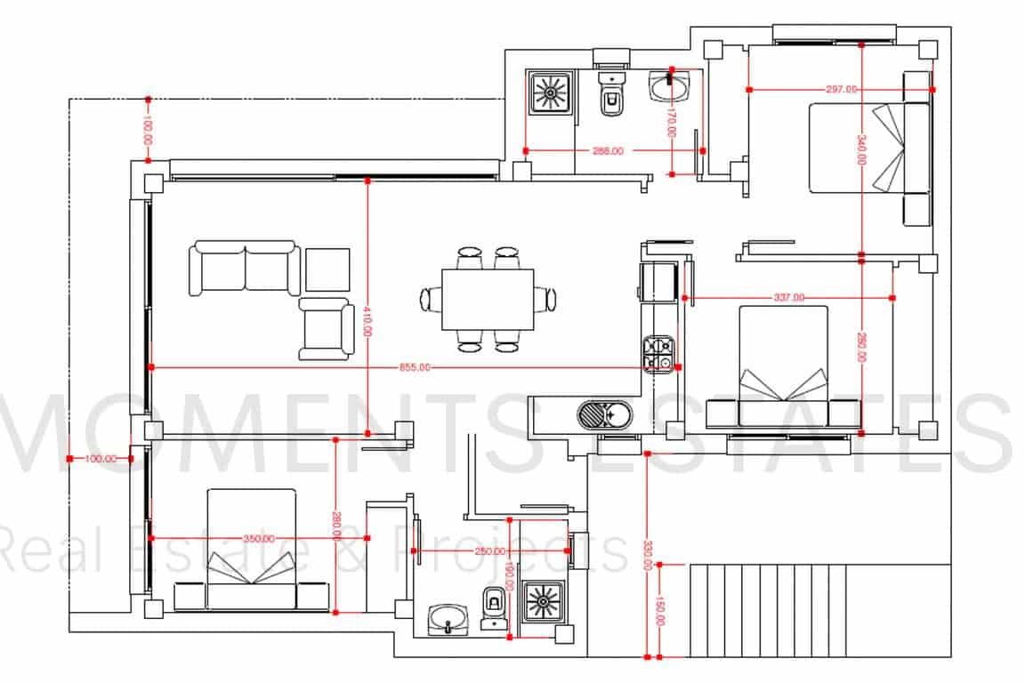 3 bedroom Villa for sale in Pedreguer with pool - € 529,000 (Ref: 8430855)