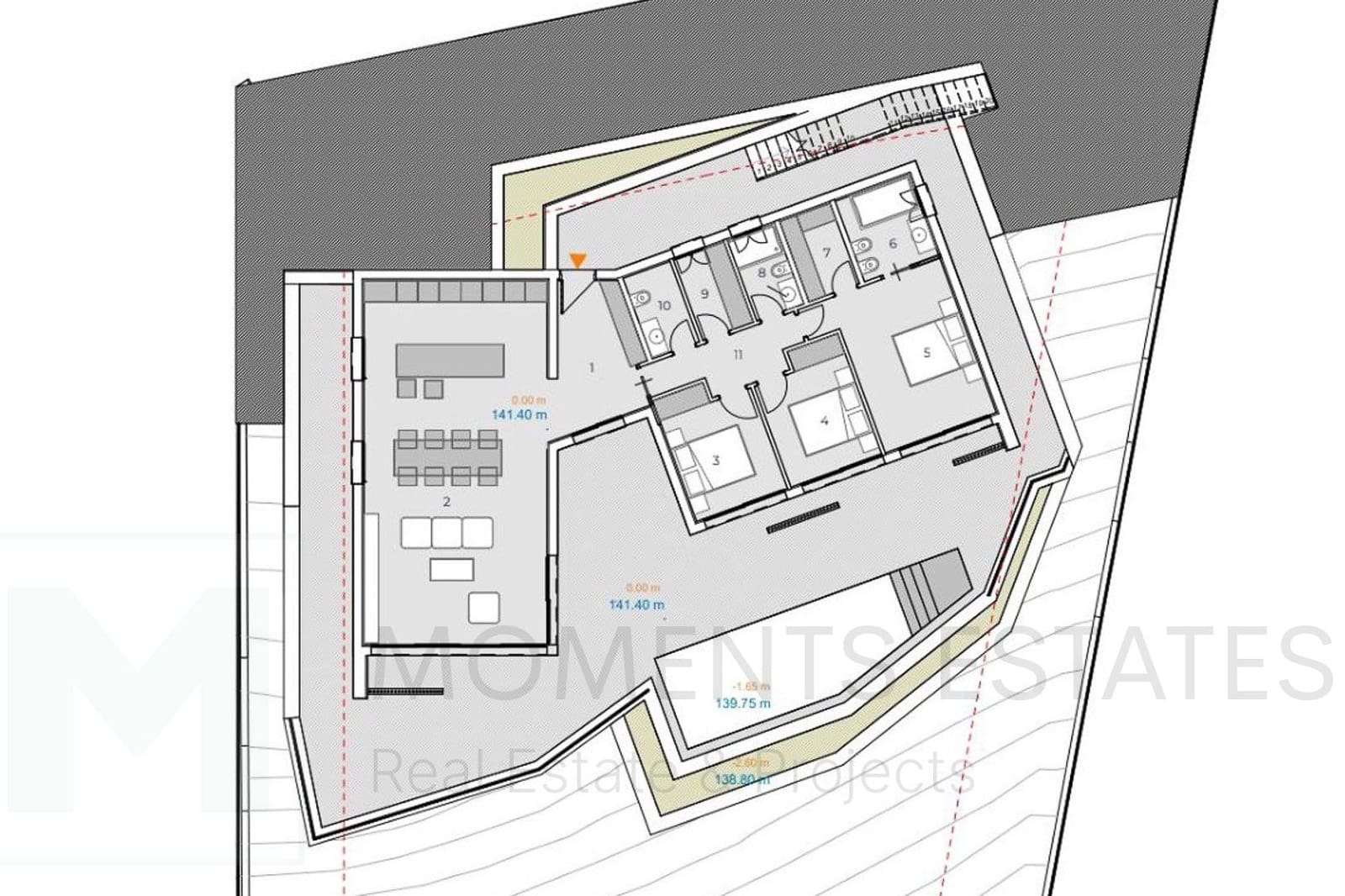 3 slaapkamer Villa te koop in Pedreguer met zwembad - € 755.000 (Ref: 8625619)