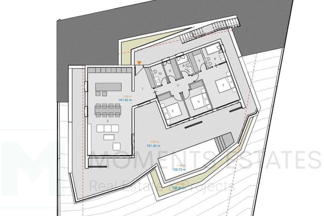 3 slaapkamer Villa te koop in Pedreguer met zwembad - € 755.000 (Ref: 8625619)