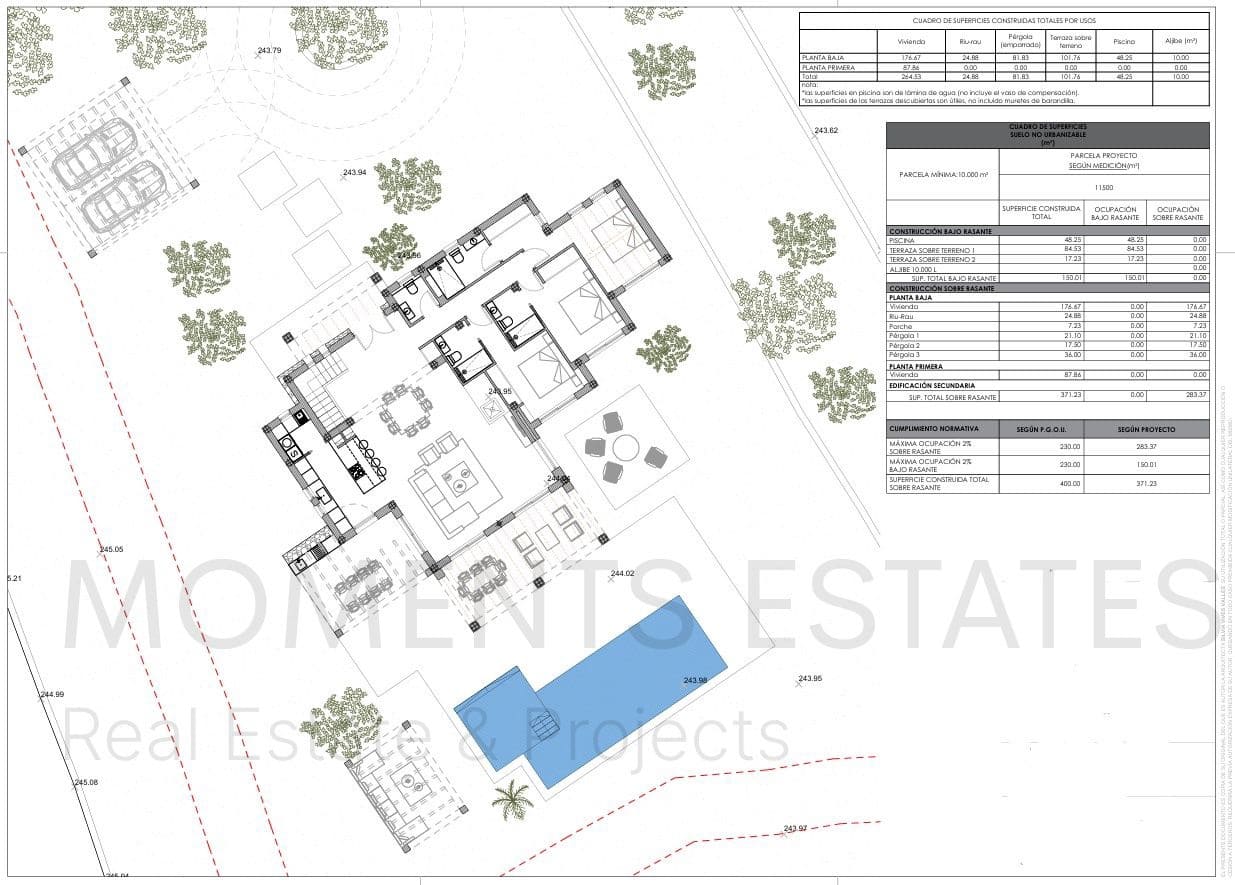 4 Zimmer Villa zu verkaufen in Teulada mit Pool - 1.795.000 € (Ref: 8675091)