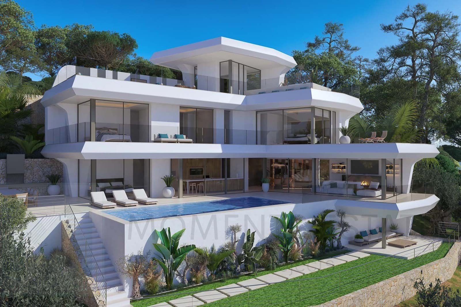 4 chambre Villa/Maison à vendre à Altea avec piscine garage - 2 250 000 € (Ref: 8969634)