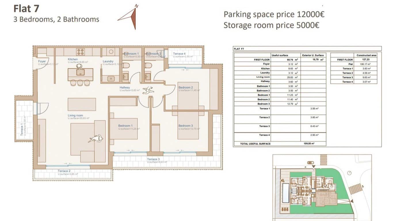 Apartamento de 3 habitaciones en Javea / Xàbia en venta con piscina - 428.000 € (Ref: 9253932)