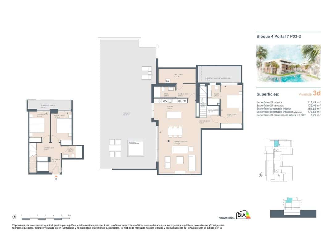 3 bedroom Penthouse for sale in Javea / Xabia with pool - € 740,000 (Ref: 9372202)