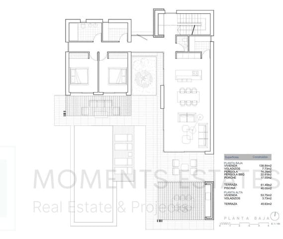 3 makuuhuone Huvila myytävänä paikassa Javea / Xàbia - 1 450 000 € (Ref: 9372203)