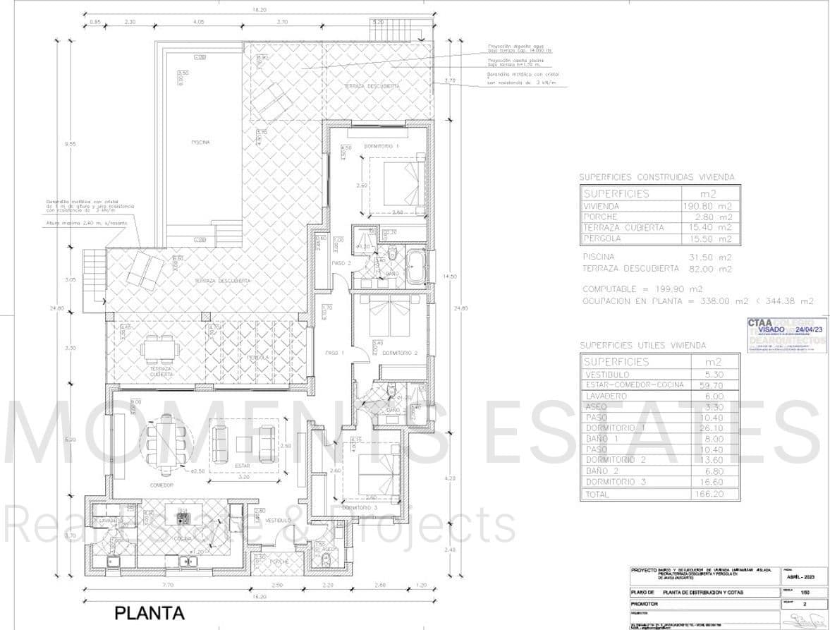 3 sovrum Villa till salu i Javea / Xabia med pool - 1 190 000 € (Ref: 9441961)