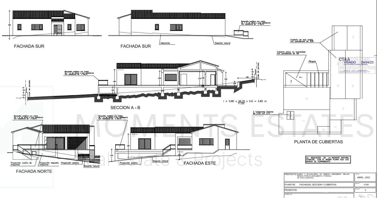 3 sovrum Villa till salu i Javea / Xabia med pool - 1 190 000 € (Ref: 9441961)