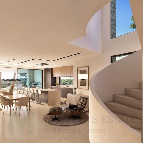 4 makuuhuone Huvila myytävänä paikassa Teulada Pueblo, Teulada-Moraira mukana uima-altaan - 2 300 000 € (Ref: 9481571)