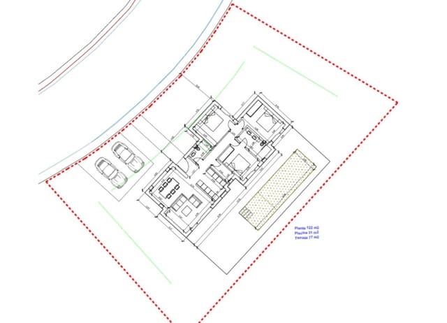 3 makuuhuone Huvila myytävänä paikassa Pedreguer - 625 000 € (Ref: 9904948)