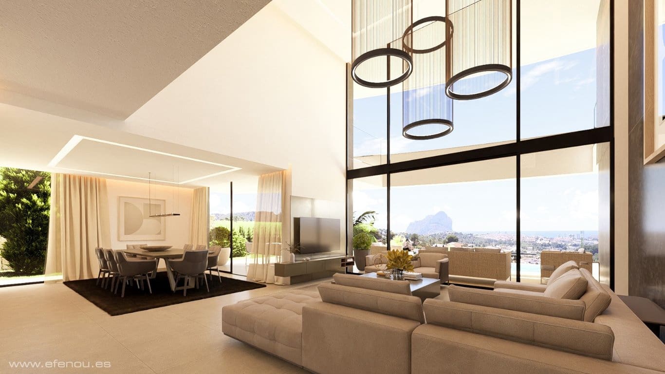 4 camera da letto Villa in vendita in Calpe / Calp con garage - 2.200.000 € (Rif: 9996045)