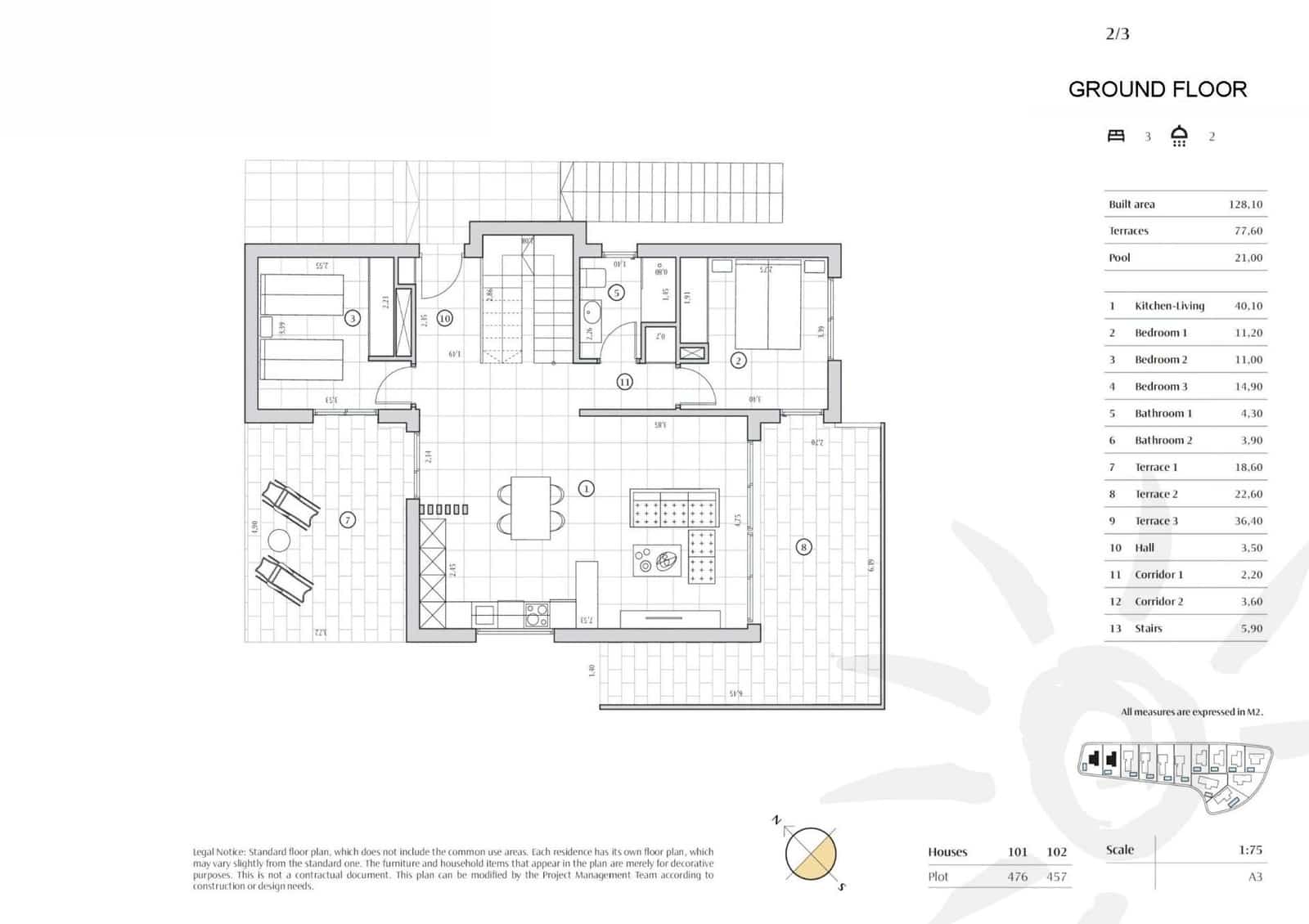 3 quarto Moradia para venda em Finestrat com piscina - 735 950 € (Ref: 10011556)
