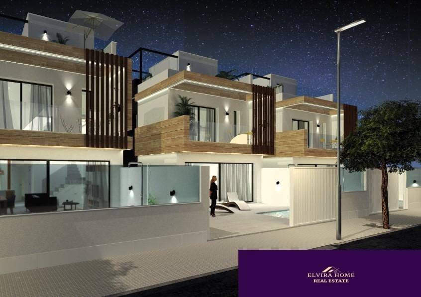 3 bedroom Villa for sale in San Pedro del Pinatar with pool - € 395,000 (Ref: 8438960)