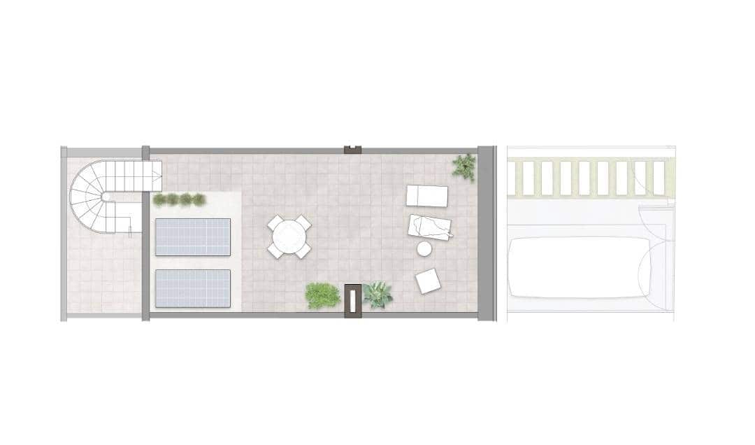 2 Zimmer Bungalow zu verkaufen in Pilar de la Horadada mit Pool - 259.900 € (Ref: 8564786)