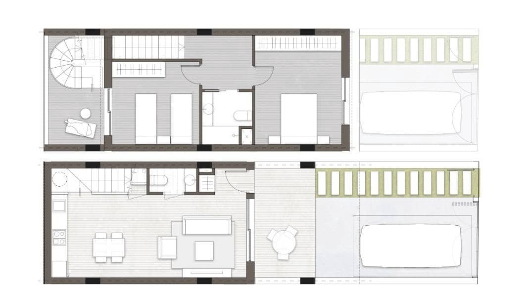 2 Zimmer Bungalow zu verkaufen in Pilar de la Horadada mit Pool - 259.900 € (Ref: 8564786)