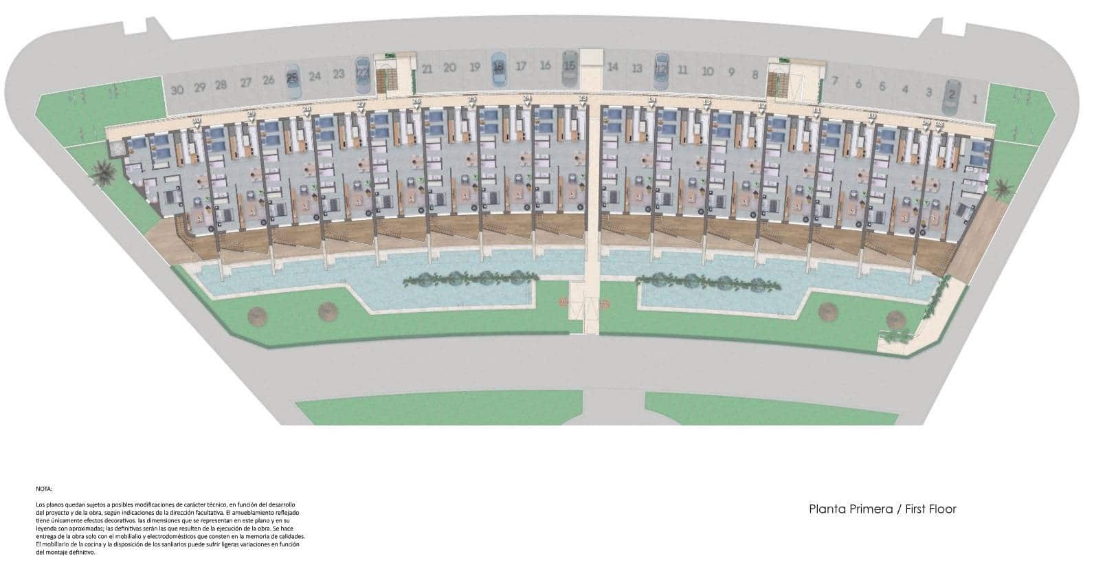 Bungalow de 3 habitaciones en Pilar de la Horadada en venta con piscina - 259.900 € (Ref: 8680047)