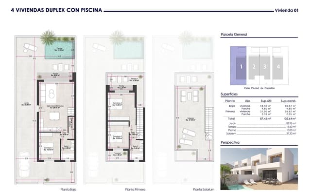 3 soverom Leilighet til salgs i El Mojon, Pilar de la Horadada med svømmebasseng - € 400 000 (Ref: 8841996)