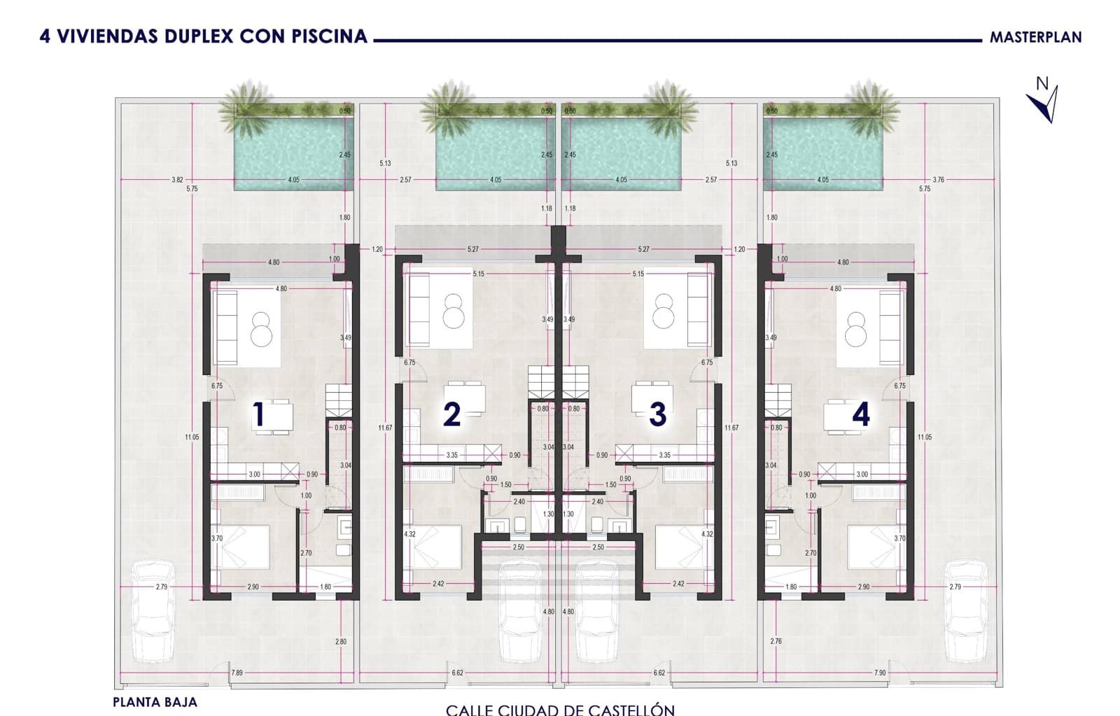 3 soveværelse Lejlighed til salg i El Mojon med swimmingpool - € 400.000 (Ref: 8841996)