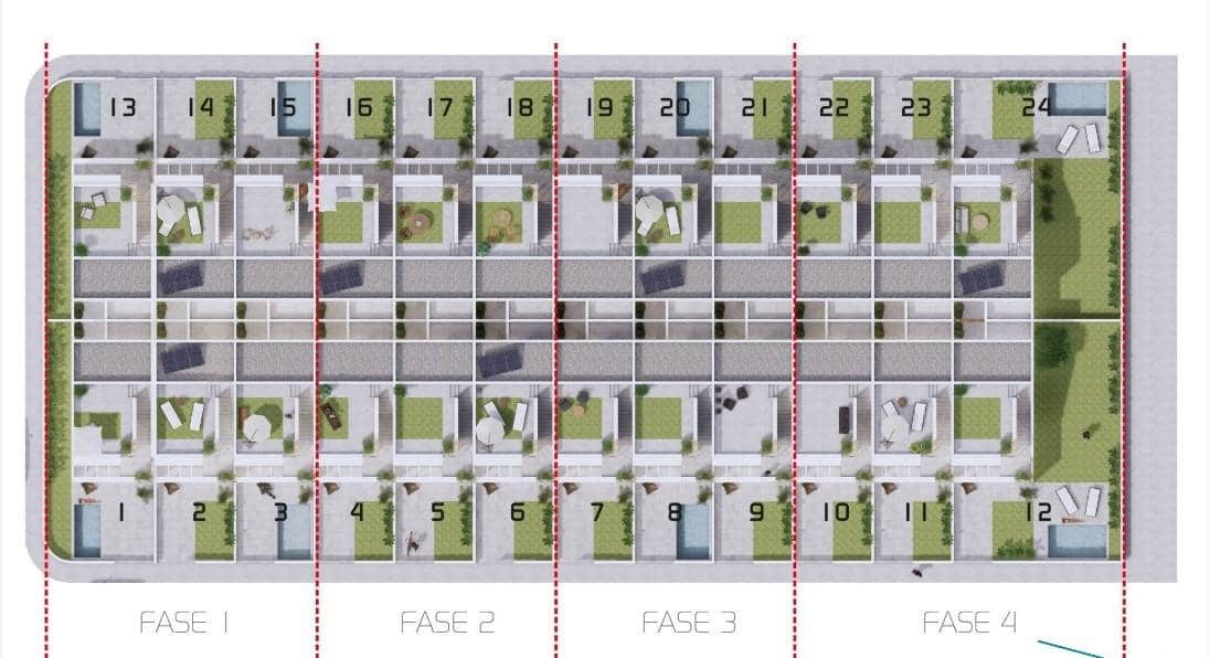 3 soveværelse Rækkehus til salg i Los Dolses med swimmingpool - € 339.000 (Ref: 8842004)