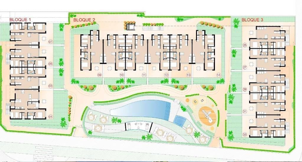 2 bedroom Apartment for sale in Pilar de la Horadada with pool garage - € 274,890 (Ref: 8842006)