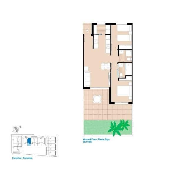 2 bedroom Apartment for sale in Pilar de la Horadada with pool garage - € 274,890 (Ref: 8842006)