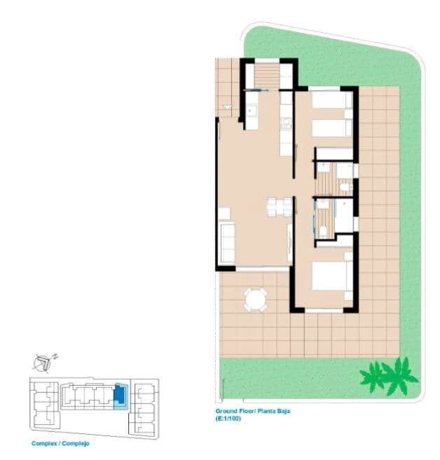 2 bedroom Apartment for sale in Pilar de la Horadada with pool garage - € 274,890 (Ref: 8842006)