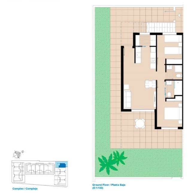 2 bedroom Apartment for sale in Pilar de la Horadada with pool garage - € 274,890 (Ref: 8842006)