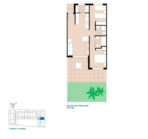 2 bedroom Apartment for sale in Pilar de la Horadada with pool garage - € 274,890 (Ref: 8842006)