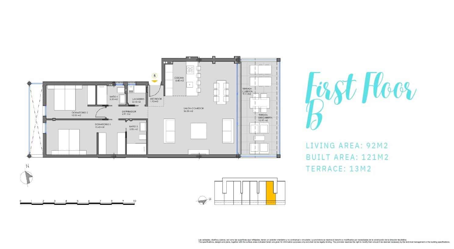 2 quarto Apartamento para venda em Mar de Cristal com piscina - 325 000 € (Ref: 8842008)