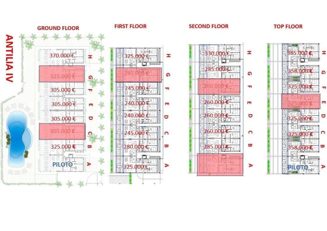 2 quarto Apartamento para venda em Mar de Cristal com piscina - 325 000 € (Ref: 8842008)