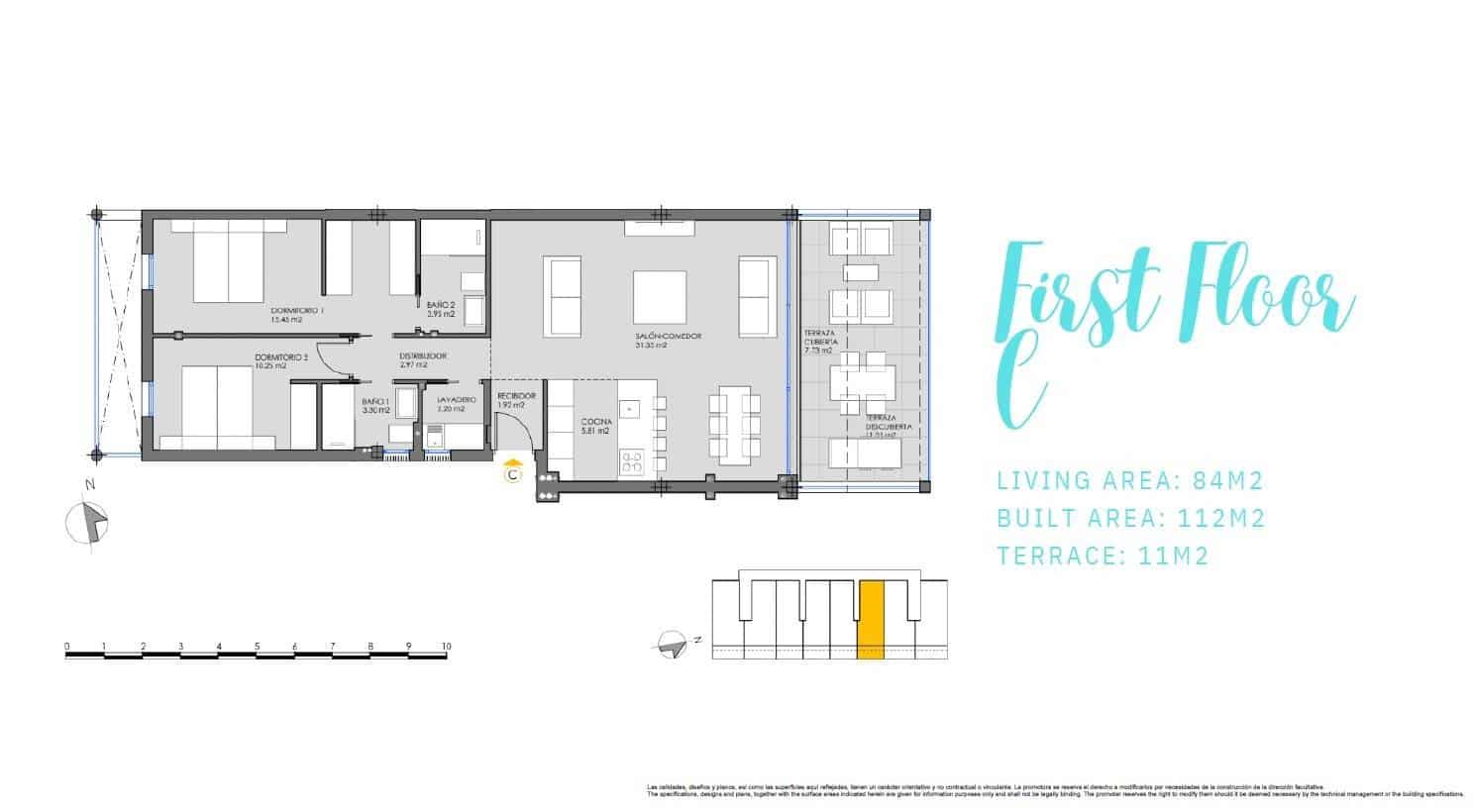 2 quarto Apartamento para venda em Mar de Cristal com piscina - 325 000 € (Ref: 8842008)