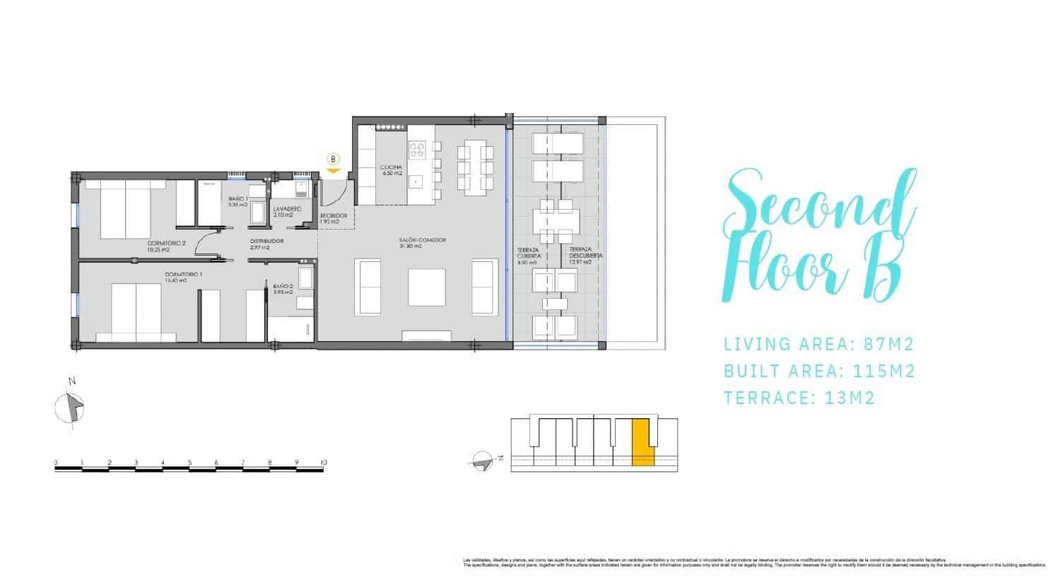 2 quarto Apartamento para venda em Mar de Cristal com piscina - 325 000 € (Ref: 8842008)